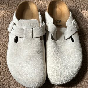 Birkenstock Boston Antique White size 38